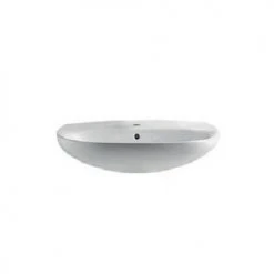Lavabo blanc POLO ZOOM Roca mural ou sur colonne
