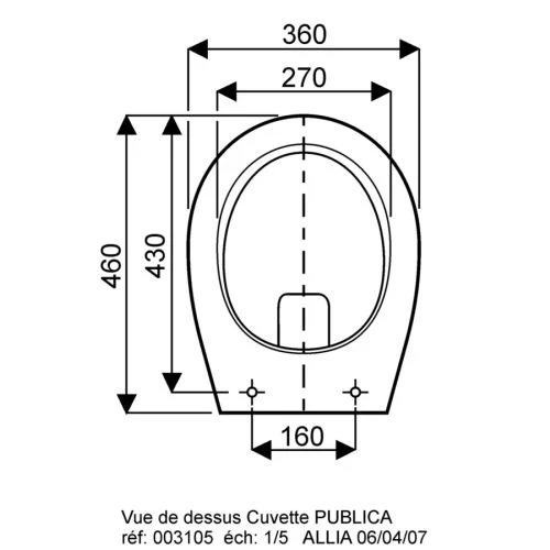 Cuvette surelevée indépendante Publica Geberit – Image 3