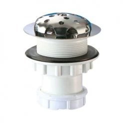 Bonde de stalle siphonnée Delabie avec crépine inox - 785000