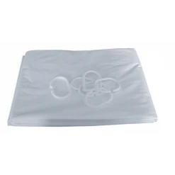 Rideau de douche Pellet PVC blanc