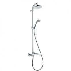 Colonne de douche recoupable CROMA Hansgrohe avec mitigeur thermostatique