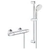 Mitigeur GROHTHERM 1000 Grohe avec ensemble de douche Tempesta - 34557-001