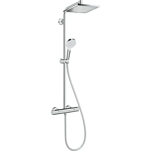 Colonne de douche 1 jet CROMETTA E 240 Hansgrohe avec mitigeur thermostatique - 27271000