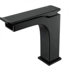 Mitigeur de lavabo Hudor ALPHÉE noir mat - 3 701 394 912 296