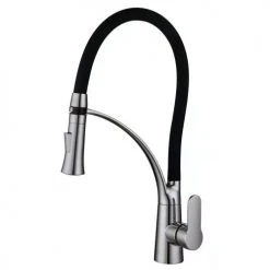 Mitigeur évier Nickel brossé Hudor EAS
