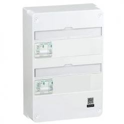 Coffret 2 rangées RESI9 Schneider Electric 13 modules XE pré équipé embrochable - R9H213SE10N