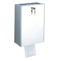 Distributeur de sachets hygiéniques et poubelle Delabie Inox poli - 2561D