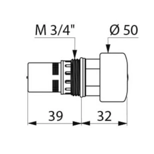Cartouche pour robinetterie TEMPOSTOP Delabie temporisée - 743005 – Image 2