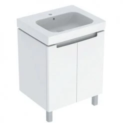 Pack lavabo BASTIA Geberit avec meuble bas - 099437ABLB4