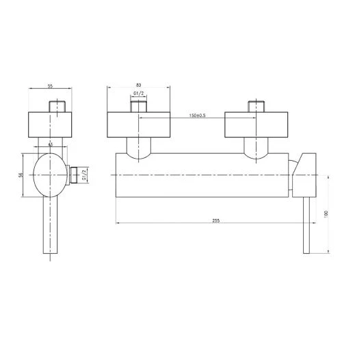 Mitigeur de douche GARIS gamme Azur – Image 2