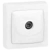 Prise télévision ASL Legrand simple mâle saillie complet blanc – 086040